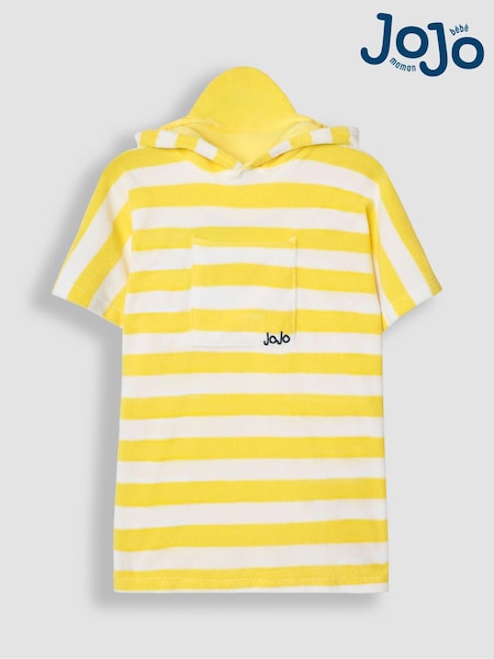 JoJo Maman Bébé Yellow Duck Towelling Hooded Robe (170809) | £24