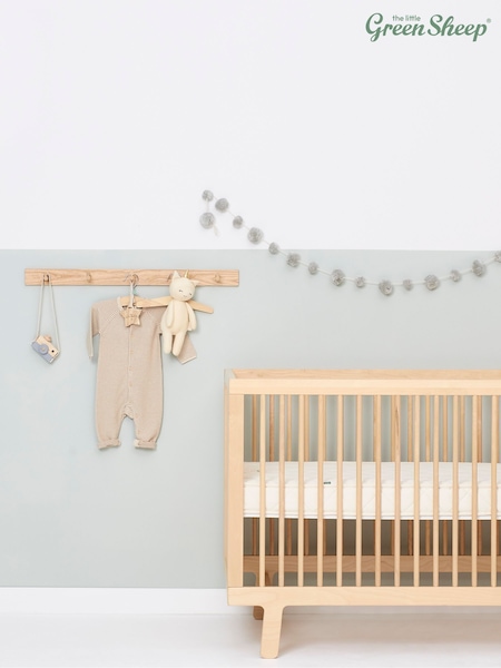 The Little Green Sheep Natural Natural Twist Cot Bed (211408) | £220