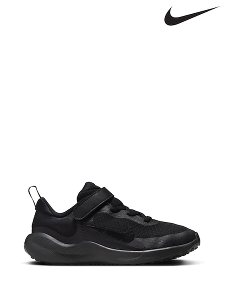 Nike Black Junior Revolution 7 Trainers (357606) | £38