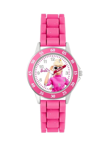 Peers Hardy Pink Barbie Time Teacher Watch (418060) | £20