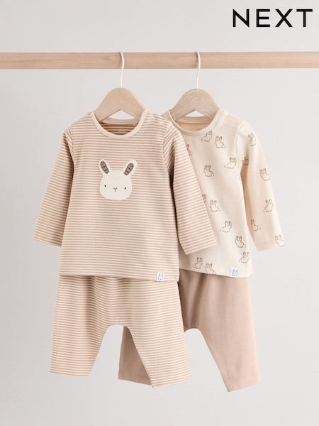Neutral Baby Tops and Leggings 4 Piece Set (0mths-2yrs) (835942) | £22 - £24