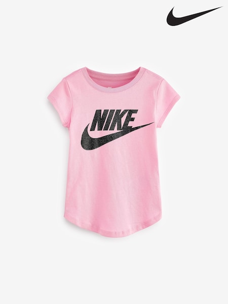 Nike Pink Little Kids Futura T-Shirt (A42917) | £14