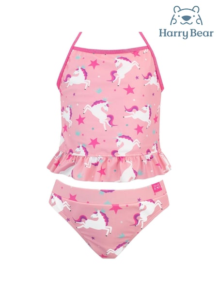 Harry Bear Pink Unicorn Tankini 2 Piece Swimsuit (AA4691) | £14