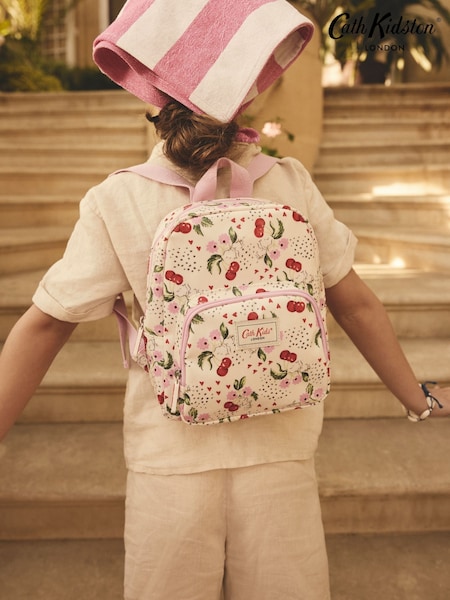 Cath Kidston Ecru Cherry Mini Backpack (AL8261) | £25