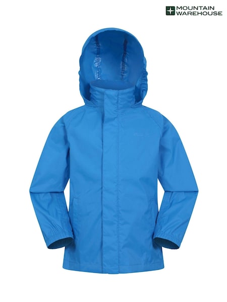 Mountain Warehouse Sky Blue Kids Pakka II Waterproof Jacket (AN4925) | £23