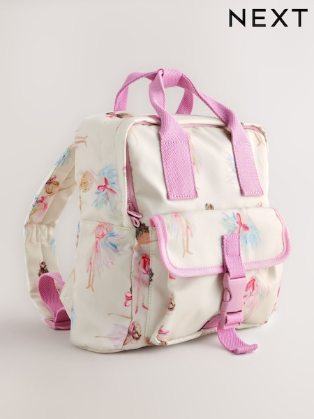 Pink Ballerina Small Handle Backpack (AY4369) | £18