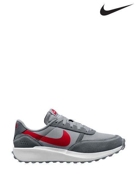 Nike Wolf Grey/White Waffle Debut Trainers (B00228) | £75