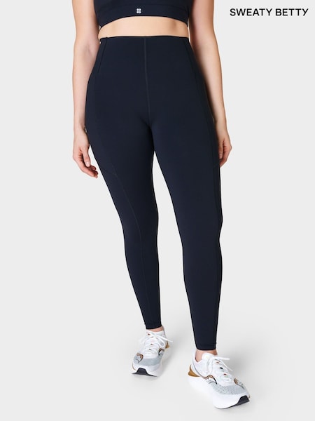 Sweaty Betty Black Full Length Power UltraSculpt 7/8 High Waist Leggings (B10063) | £88