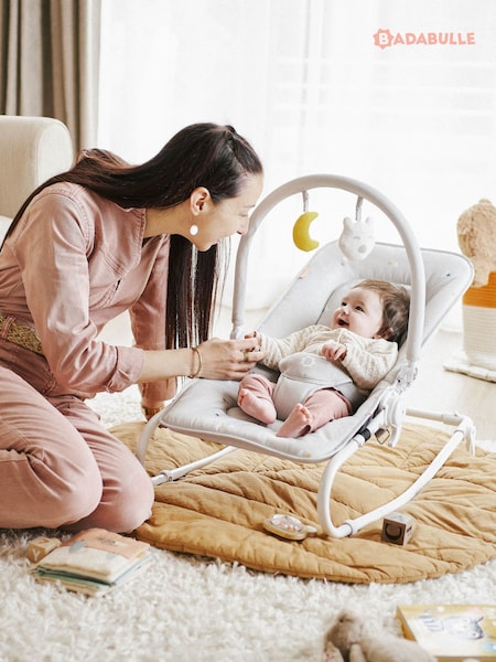 Badabulle Light Green Buddy Baby Bouncer (B23260) | £50