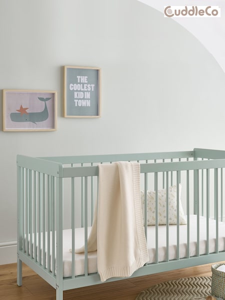 Cuddleco Green Nola Cot Bed (D56225) | £199