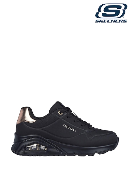Skechers Black Dark Uno Gen1 Trainers (D72240) | £59