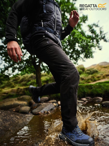 Regatta Blue Mens Vendeavour Waterproof Hiking Boots (D98597) | £53