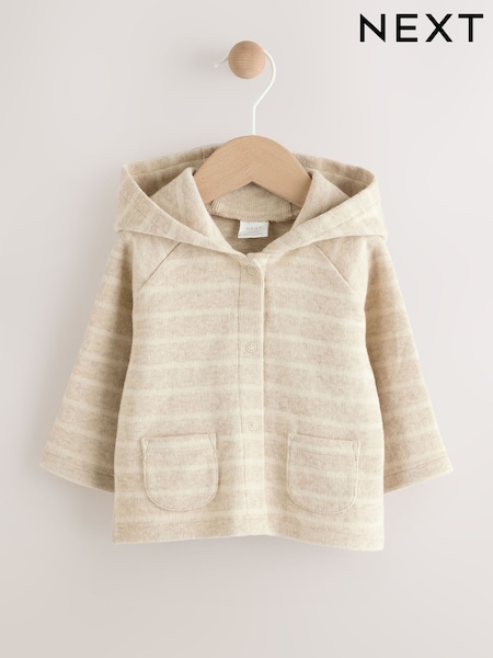 Neutral Striped Slogan Baby Jacket (E12480) | £12 - £14