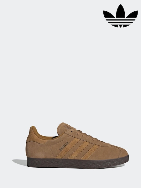 adidas Originals Light Brown Gazelle Trainers (E35239) | £85