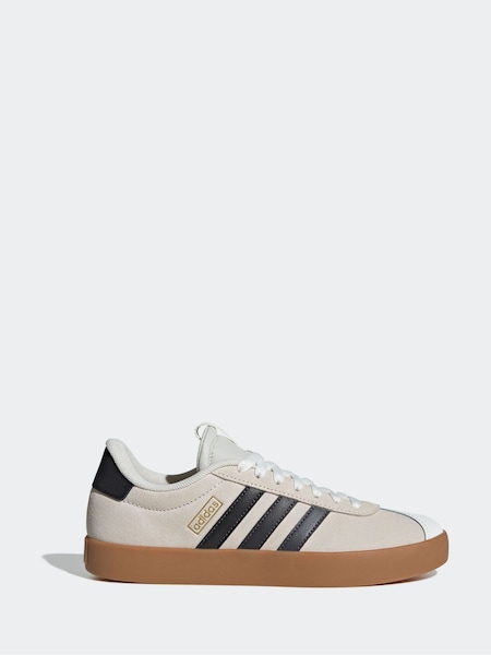 adidas White Off VL Court 3.0 Trainers (E45006) | £65