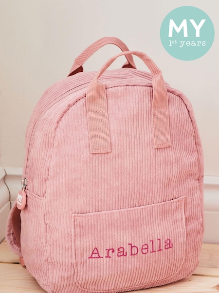 My 1st Years Personalised Corduroy Mini Backpack (E47188) | £28
