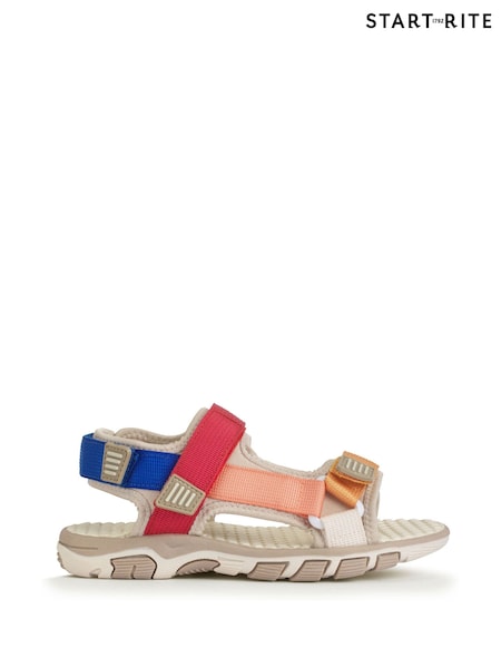Start-Rite Trekker Kids Cream Sports Sandals (F17713) | £30