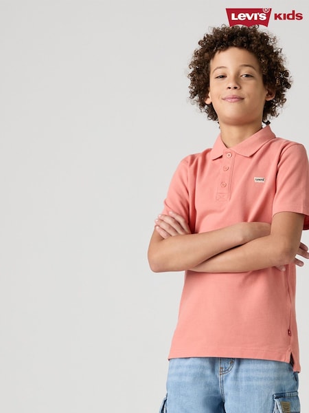 Levi's® Orange Batwing Logo 100% Cotton Polo Shirt (F37618) | £20 - £25