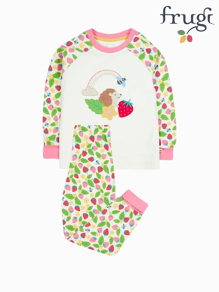 Frugi White Dinosaur Pyjamas (F46851) | £35 - £37