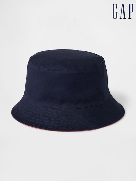Gap Blue & Pink Kids Reversible  Bucket Hat (4-10yrs) (F50666) | £10
