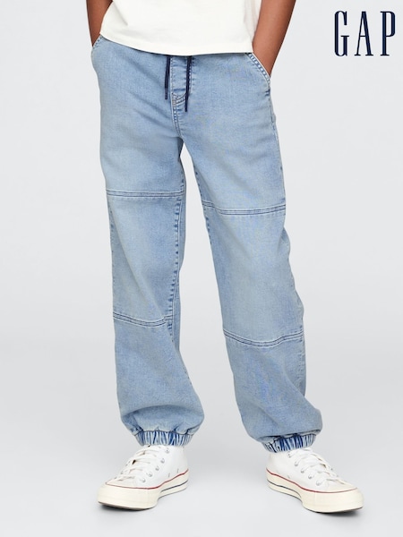 Gap Navy Blue Knit Pull On Jeans (4-13yrs) (F50668) | £21