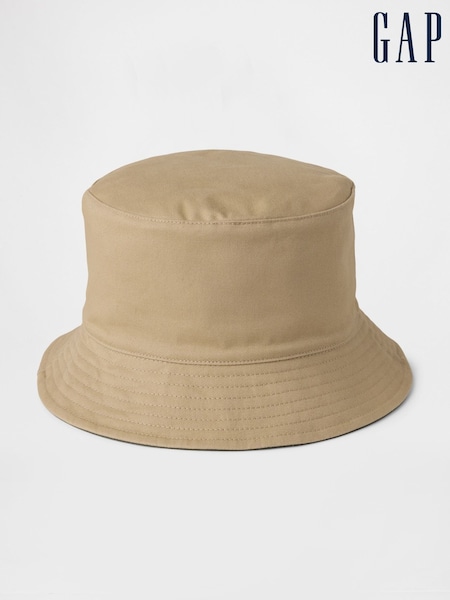 Gap Beige & Green Kids Reversible  Bucket Hat (4-10yrs) (F50685) | £10