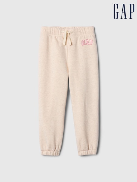 Gap Beige Logo Pull On Fleece-Lined Joggers (6mths-5yrs) (F53332) | £15