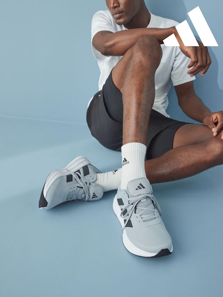 adidas Grey/white Galaxy 7 Running Trainers (K94606) | £45