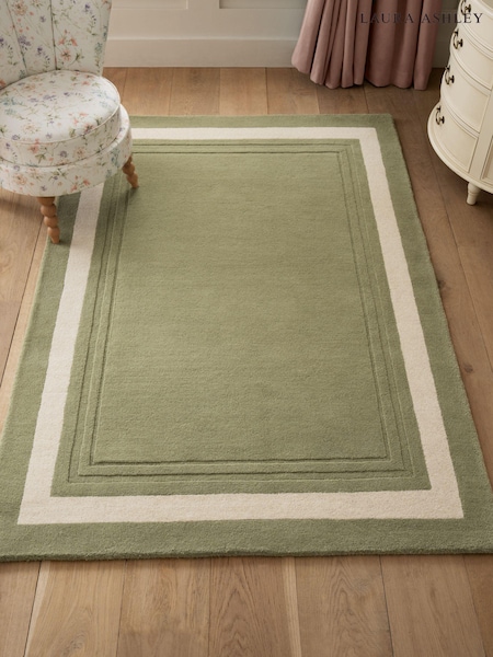 Laura Ashley Sage Lewes Rug (N97648) | £90 - £370