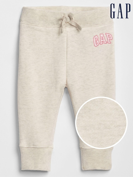 Gap Cream Logo Fleece-Lined Joggers (Newborn-5yrs) (Q13374) | £15