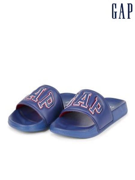 Gap Navy Blue Kids Austin Logo Sliders (Q69489) | £14