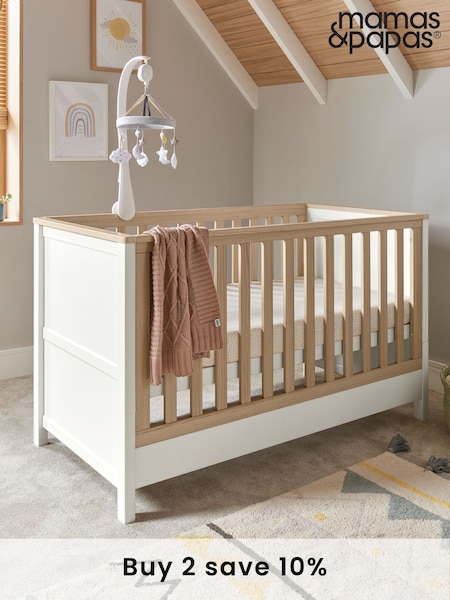 Mamas & Papas White Harwell Cot Bed (U40735) | £499