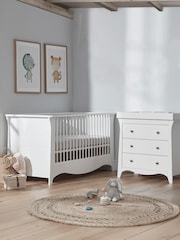 CuddleCo White Ash 1 Cashmere Clara Nursery Furniture Set 2 Piece - Image 1 of 7