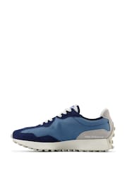 New Balance Blue Mens 327 Trainers - Image 2 of 12