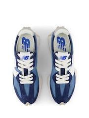 New Balance Blue Mens 327 Trainers - Image 3 of 12