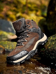 Brown Waterproof Walking Boots - Image 3 of 9