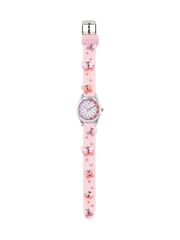 Peers Hardy Pink Tikkers Strap Silver Time Teacher Butterfly Watch - Image 3 of 5