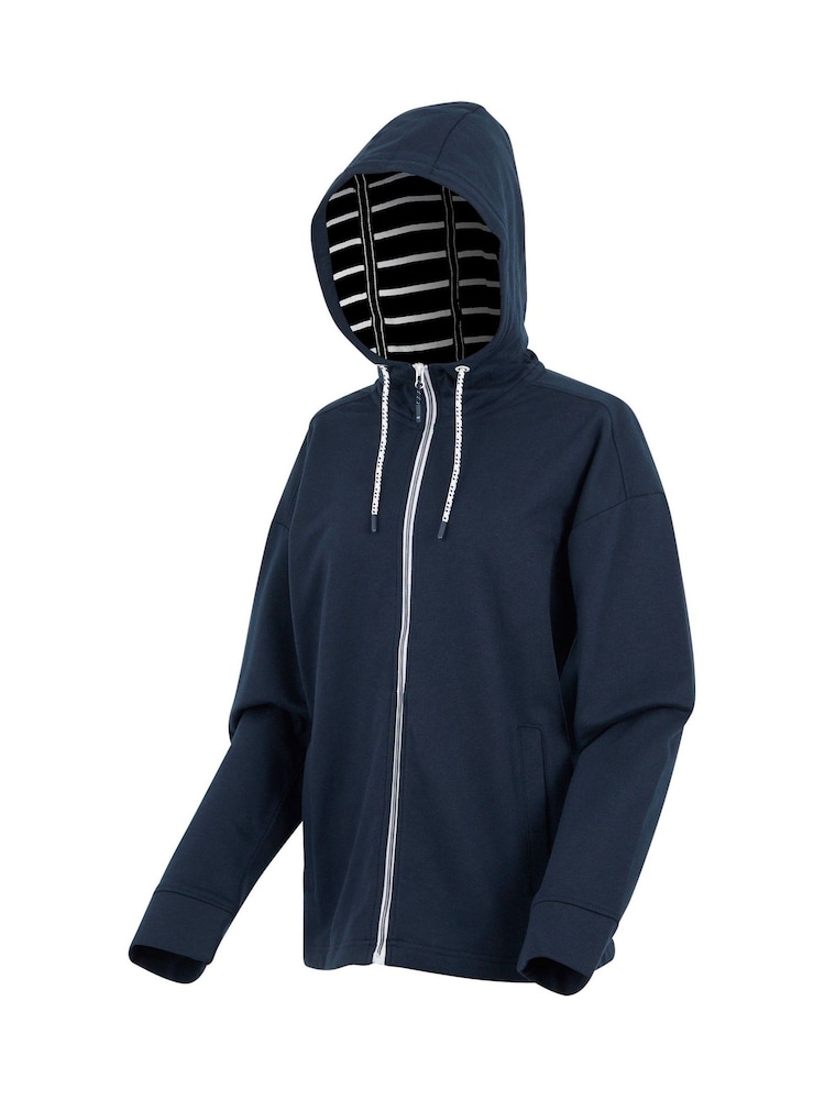 Regatta Navy Blue Womens Bayletta Full Zip Hoodie - Image 7 of 7