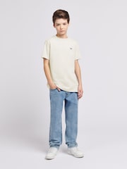 Lee White Boys Badge 100% Cotton T-Shirt - Image 2 of 8