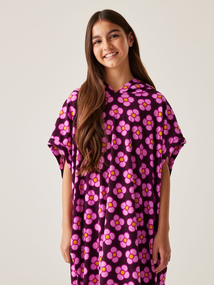 Regatta Multi Orla Kiely Girls Towel Robe - Image 1 of 7