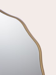 Laura Ashley Gold Medora Round Mirror - Image 3 of 4
