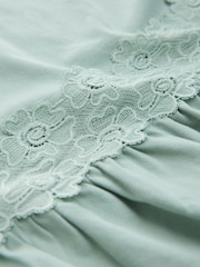Mint Green Lace Frill Hem T-Shirt (3-16yrs) - Image 5 of 6