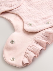Modern Pink Muslin 1 Tog Baby 100% Cotton Sleep Bag - Image 7 of 8