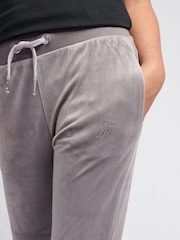 Juicy Couture Grey Girls Diamanté Bootcut Joggers - Image 2 of 7