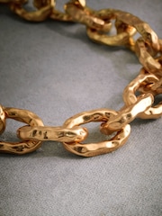 Gold Tone Tabitha Simmons x Next Yasmin Chunky Chain Necklace - Image 5 of 7