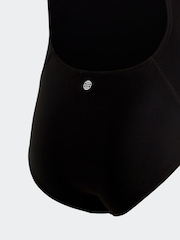 adidas Black Small Solid Logo Swimsuit - Image 3 of 5