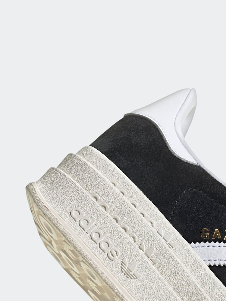 adidas Originals Black Dark Gazelle Bold W Trainers - Image 13 of 13