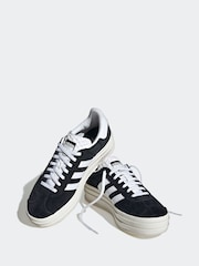 adidas Originals Black Dark Gazelle Bold W Trainers - Image 6 of 13