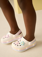 White Daisy Light Up Clogs - Image 1 of 10