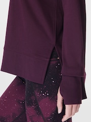 Sweaty Betty Light Purple After Class Longline Sweatshirt - Image 6 of 7